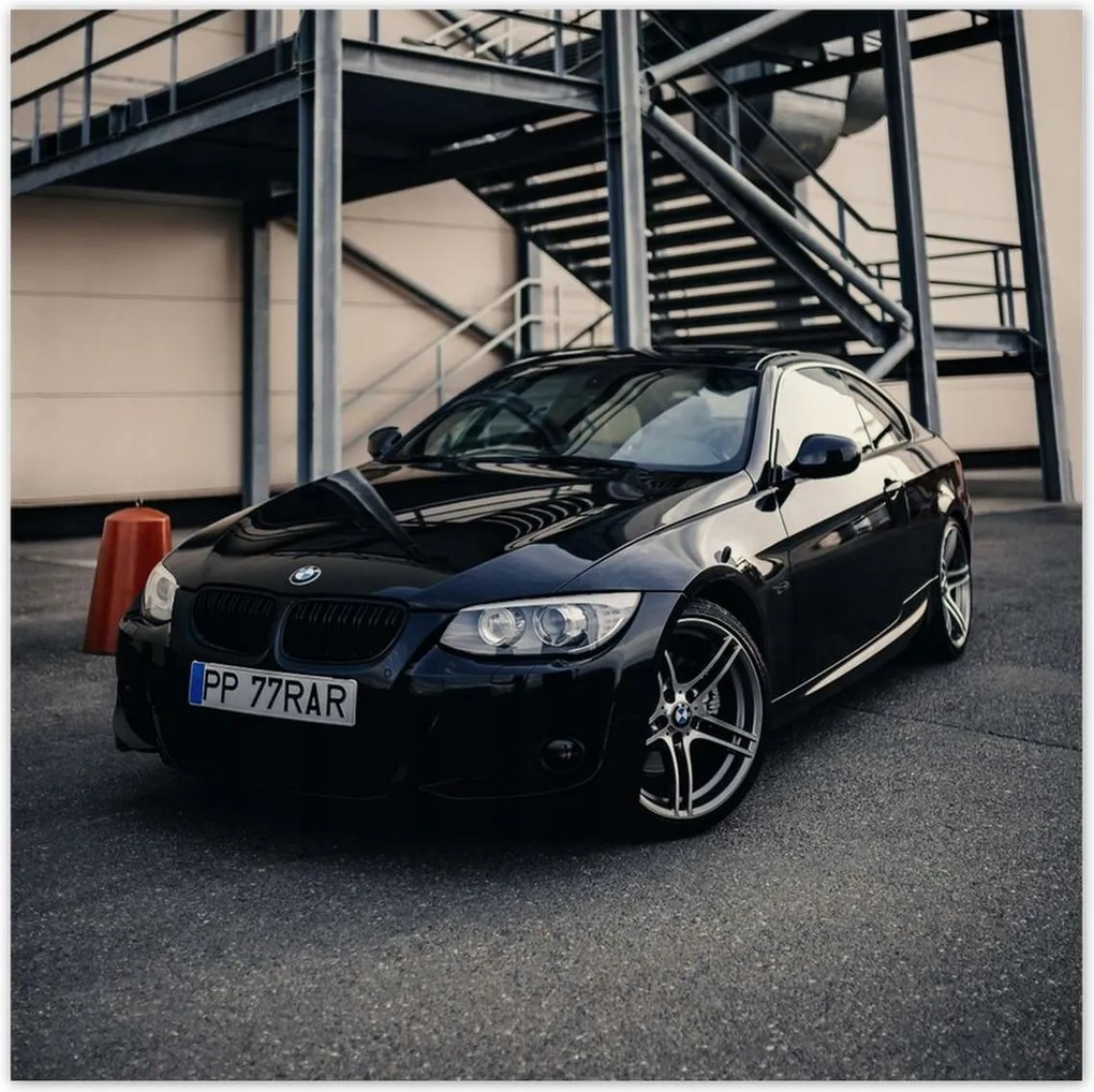Poszterek 100x100 Fekete Bmw Auto