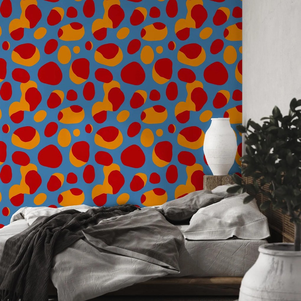 Fotótapéta - Retro színes foltok (147x102 cm)