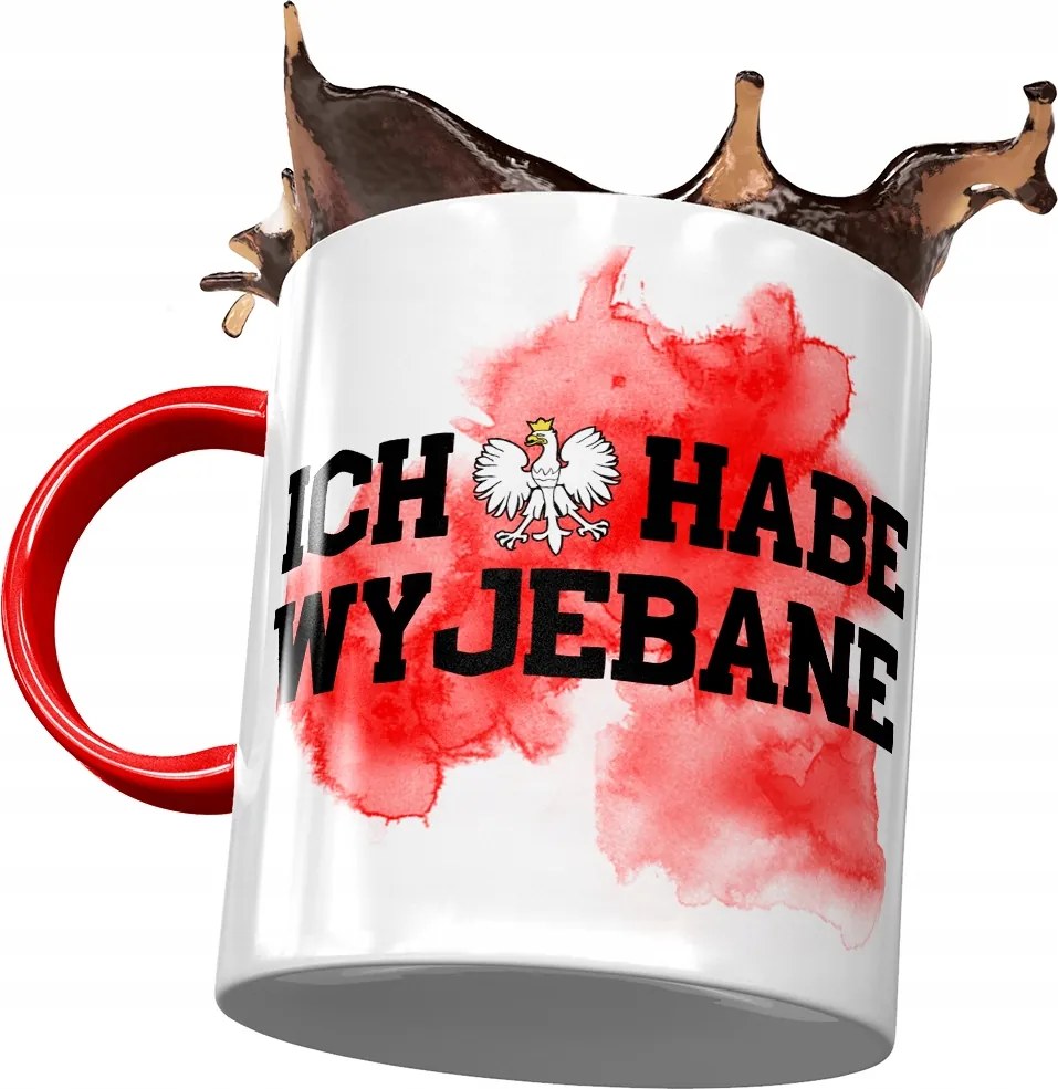 Bögre Piros Vicces Ich Habe Ki*bane Ajándék Nyomtatott Fotóval