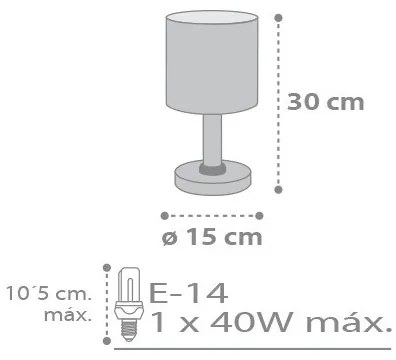 Dalber D-62011E - Gyerek lámpa SWEET DREAMS 1xE14/40W/230V