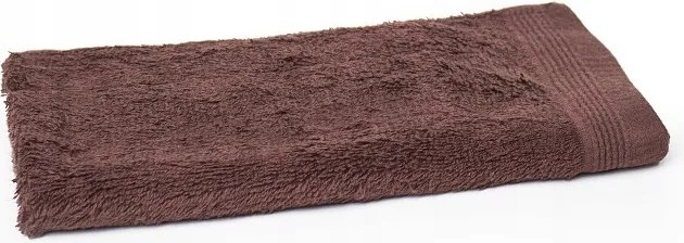 Törölköző 30x50 barna frottír 500 g/m2