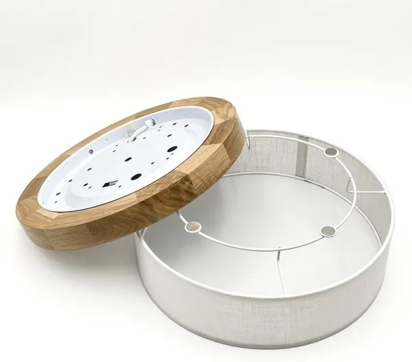 Brilagi - BELLADONNA LED mennyezeti lámpa LED/20W/230V Ø 30 cm fehér/tölgy