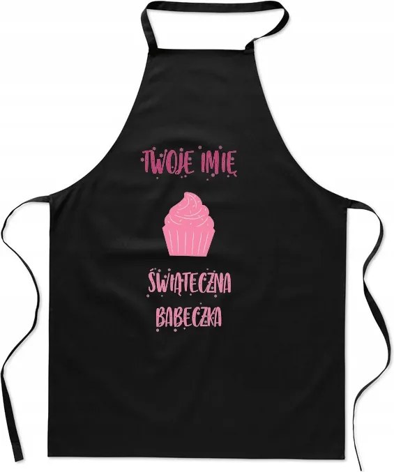 Karácsonyi konyhai kötény Az Ön neve Karácsonyi muffin