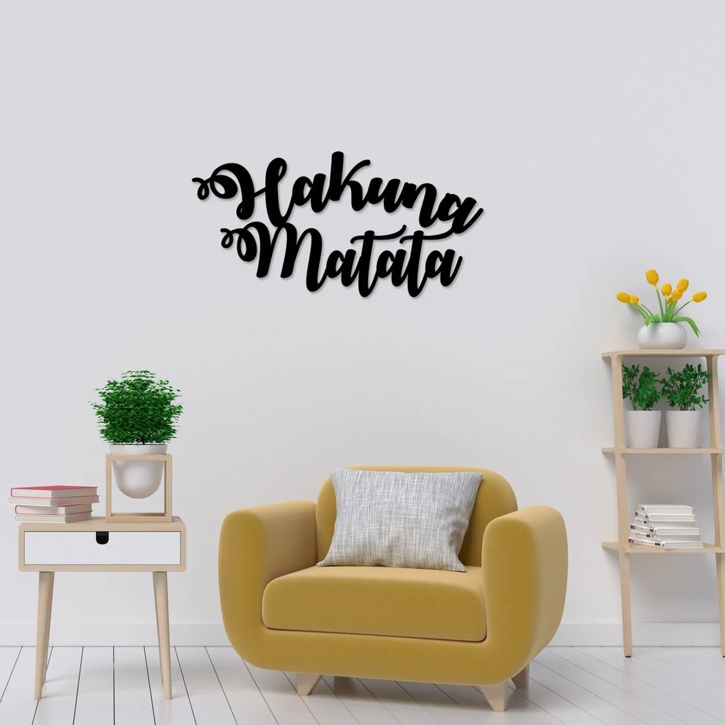 Fém fali dekoráció, Hakuna Matata