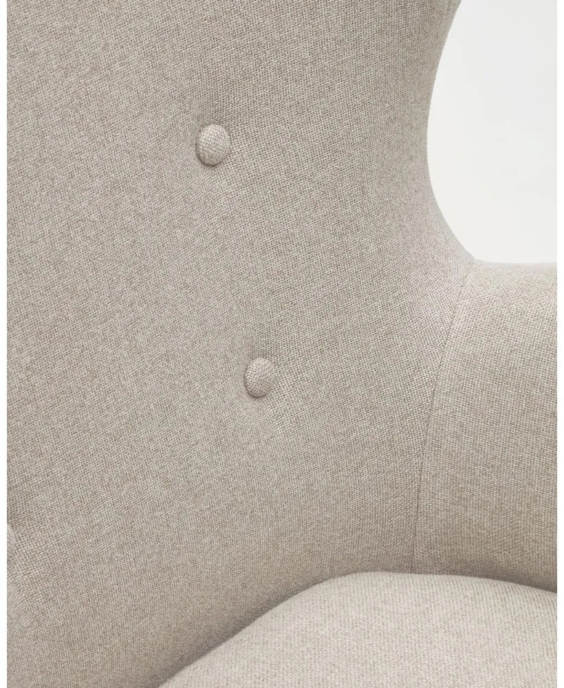 Bézs füles fotel Patio – Kave Home
