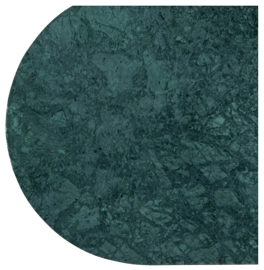 Sötétzöld márvány dohányzóasztal 34x58 cm Nusa – Hübsch