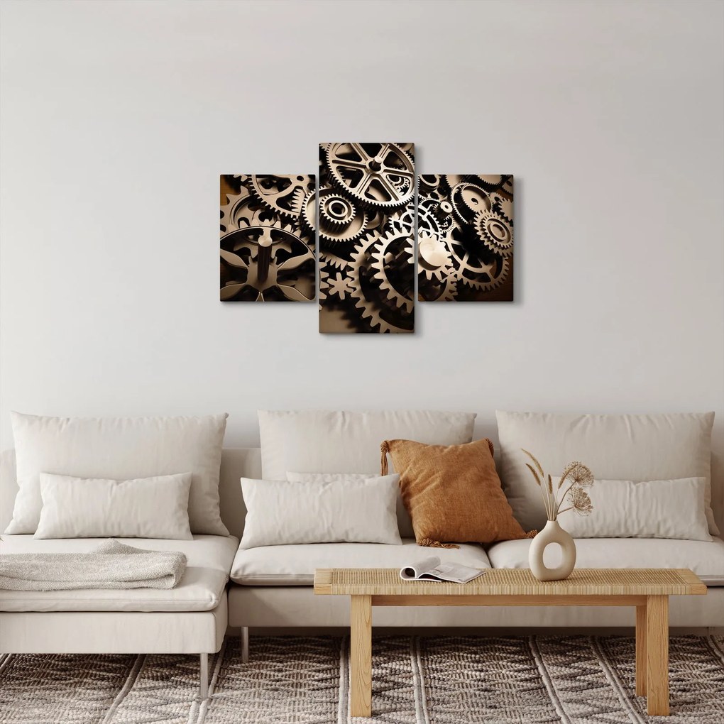 Kép - Óra alkatrészek (90x60 cm)