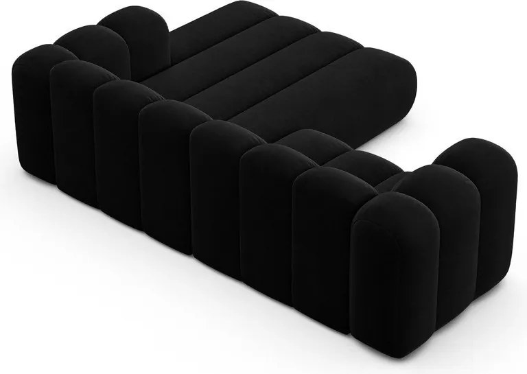 Antracitszürke sarokkanapé (jobb oldali) Lupine – Micadoni Home