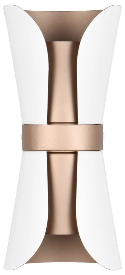 Fehér-bronzszínű fali lámpa Coat – Trio