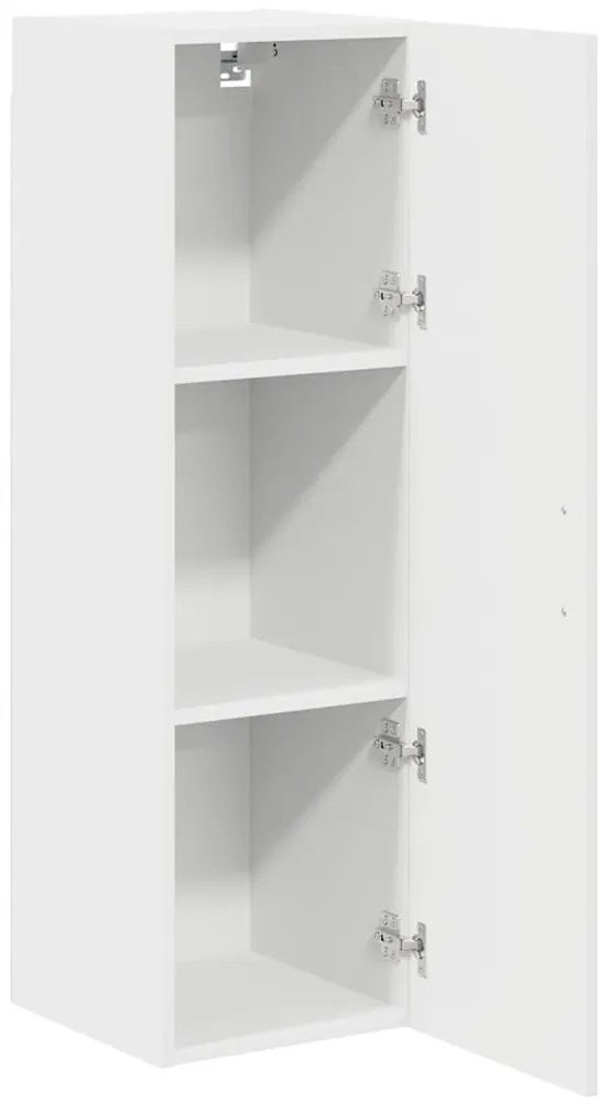 Fali konyhaszekrény polcokkal Fehér 30 x 31 x 100 cm Faanyag