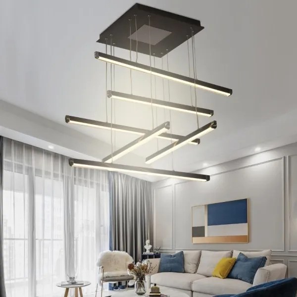 LED Dimmelhető csillár zsinóron LED/100W/230V 3000-6500K + távirányítás