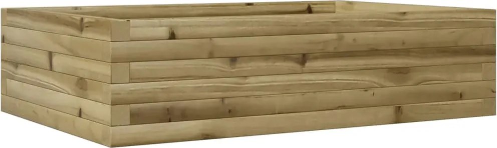vidaXL impregnált fenyőfa kerti virágláda 90x60x23 cm