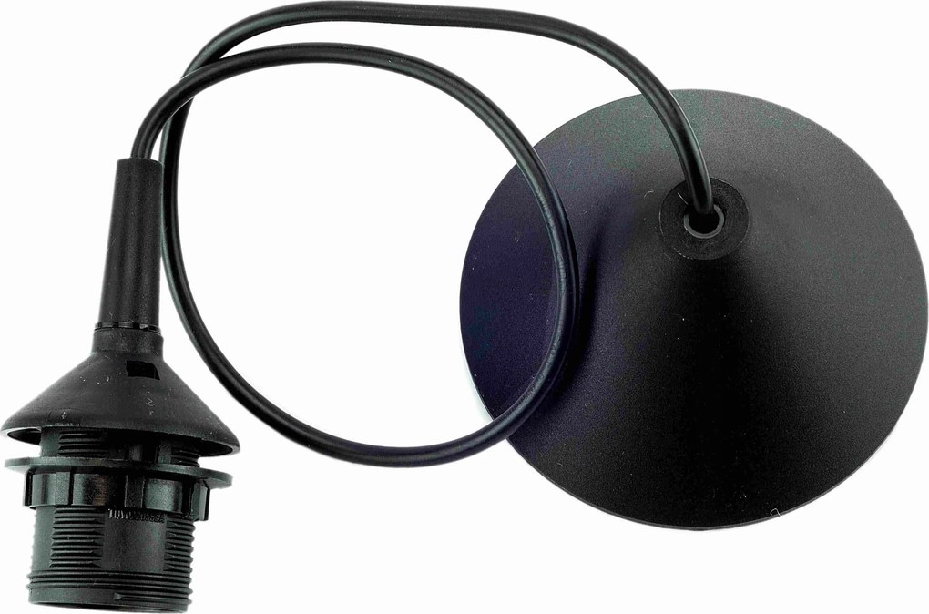 Függeszték lógó túlnyúlás fekete lámpa Loft design