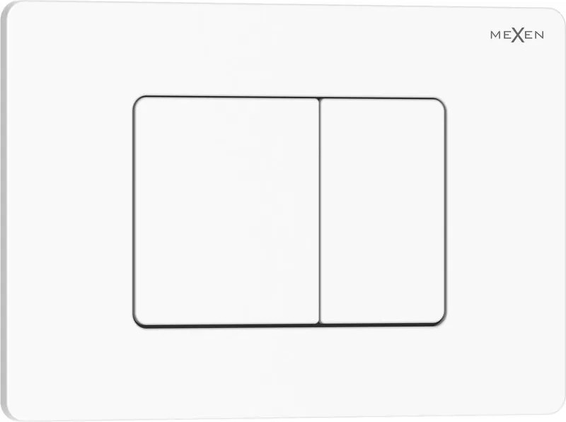 Mexen Tex 05 öblítőgomb rozsdamentes acél, fényes fehér - 6105-01