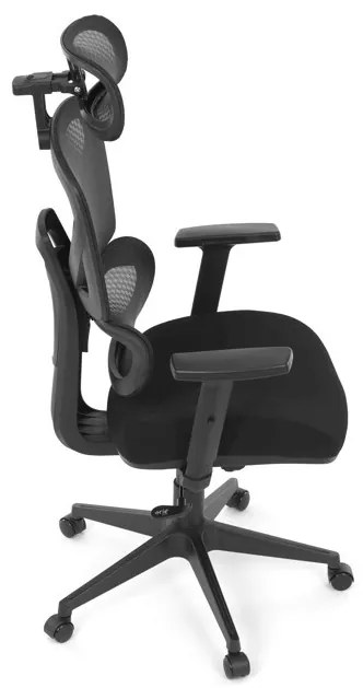 Fekete Szövet Irodai Szék, Szinkron Mechanikával. KA-Q8203 BK