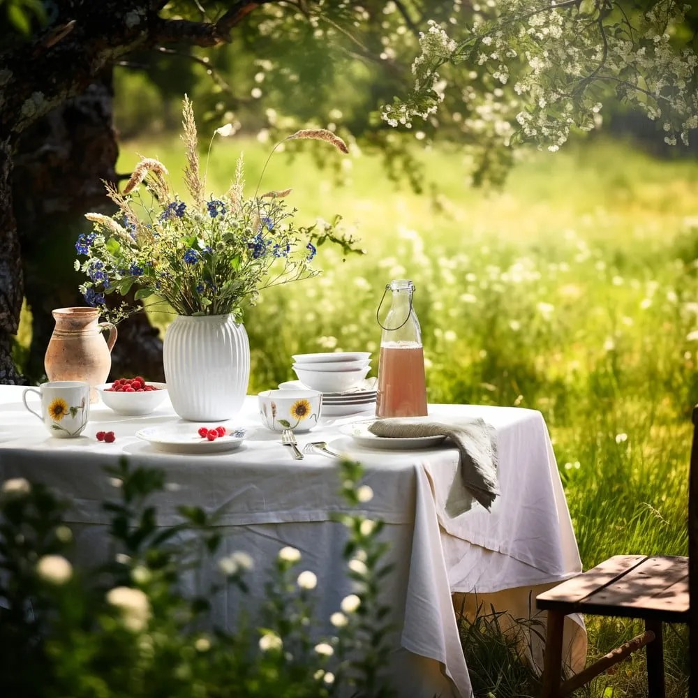 Fehér porcelán bögre 330 ml Hammershøi Summer – Kähler Design