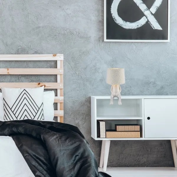 Rabalux 74218 - Asztali lámpa SMURFY 1xE14/40W/230V fehér