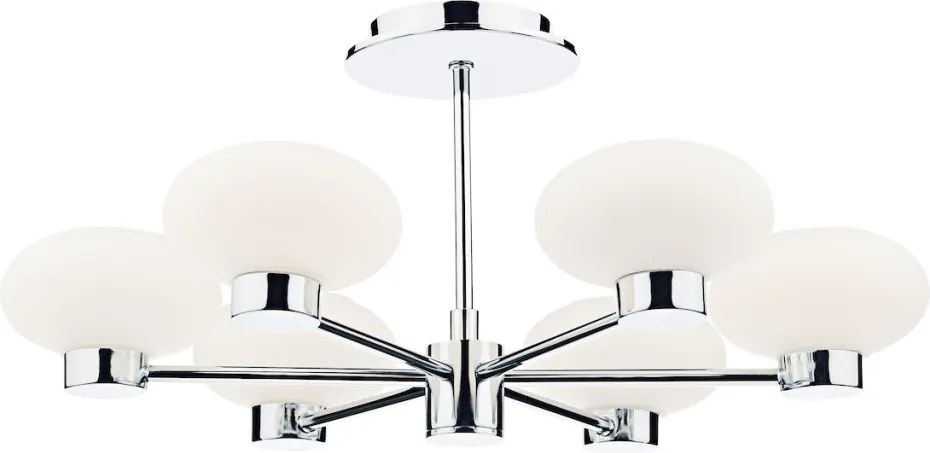 DAR LIGHTING SYS0650 SYSTE Mennyezeti Csillár Csiszolt Króm G9 IP20