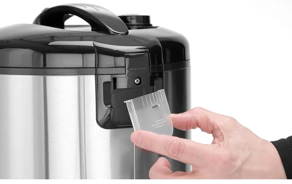 Fekete-ezüstszínű rizsfőző – Hendi