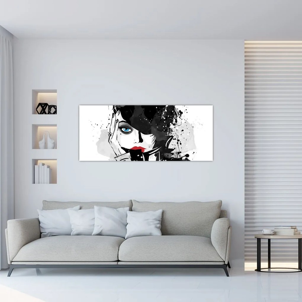 Kép - A titokzatos nő (120x50 cm)