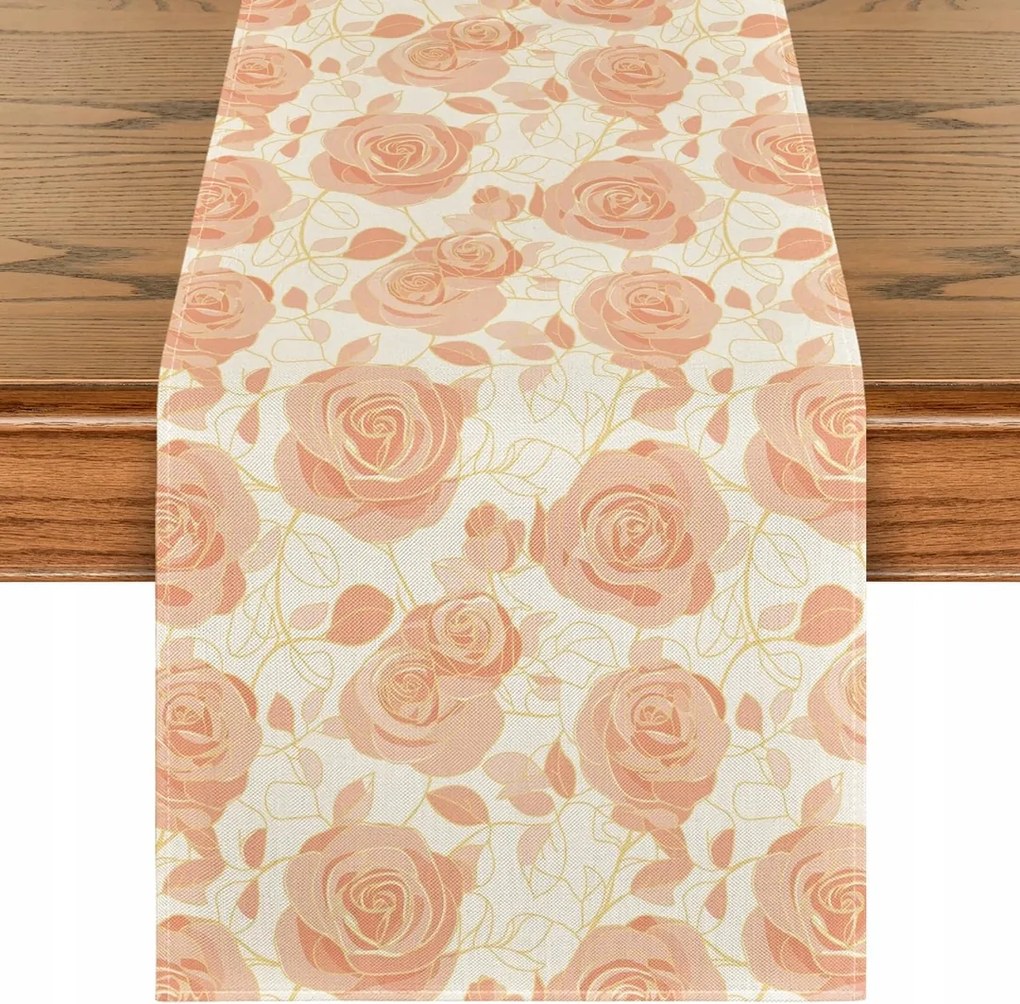 Artoid Fashion futópad rózsaszín virágok 40x180 cm tavasz