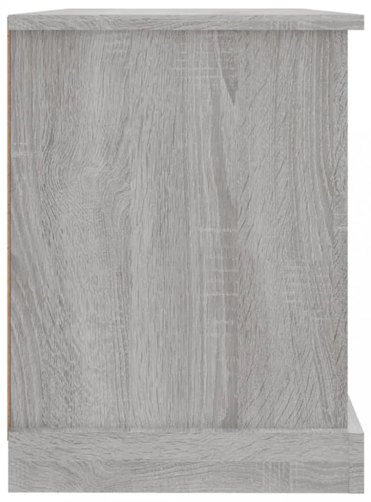 szürke sonoma színű szerelt fa TV-szekrény 73x35,5x47,5 cm