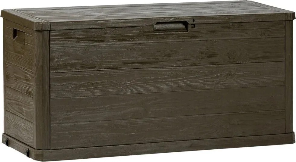 WOODYS Kerti műanyag láda 280 L barna