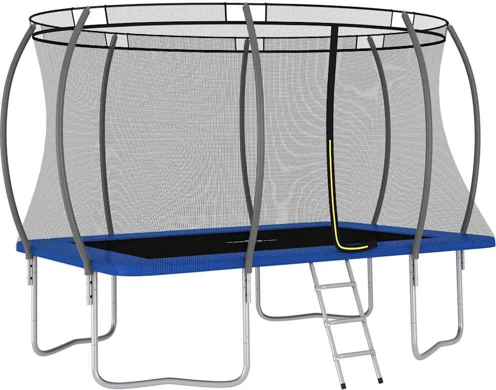 vidaXL négyszögű trambulinszett 335 x 244 x 90 cm 150 kg