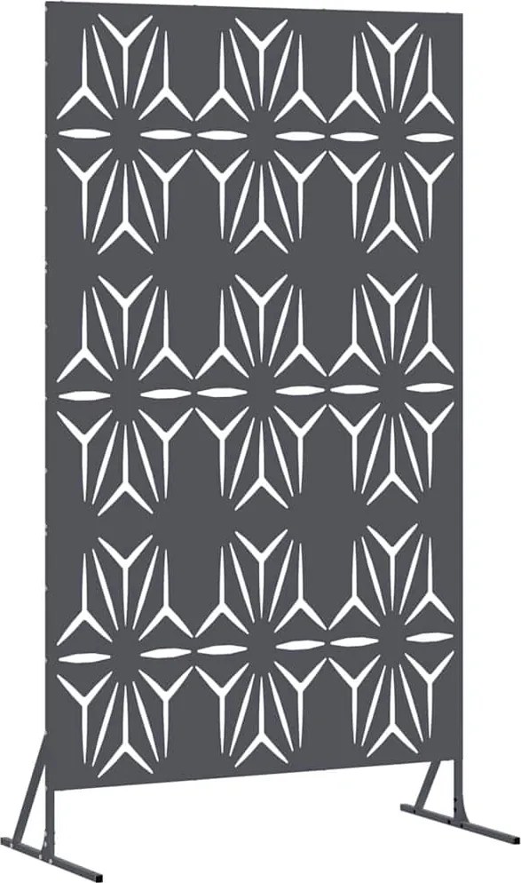 vidaXL Magánszféra Képernyő Antracit 100 x 50 x 180 cm Acél