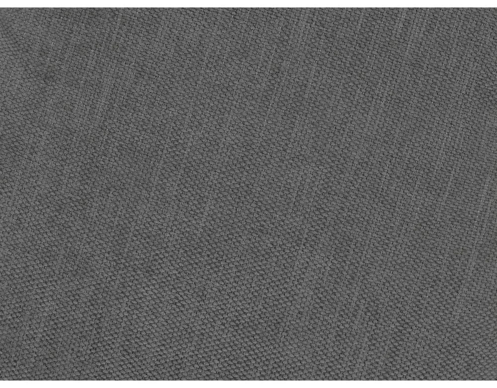 Sötétszürke kinyitható-tárolóhelyes sarokkanapé (bal oldali-L alakú) Fuji – Bobochic Paris