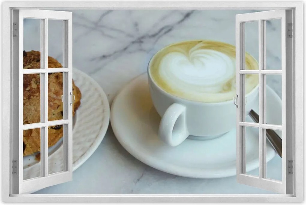 Poszterek 60x40 Kávéscsésze Szív