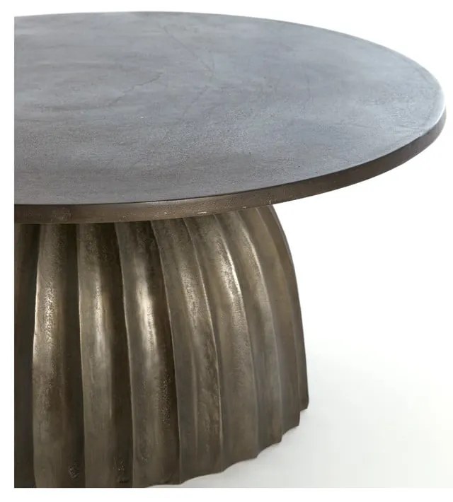 Fém kerek tárolóasztal ø 70 cm Veglia – Light &amp; Living