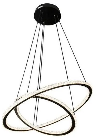 Fényerőszabályozható LED csillár kábeles felfüggesztéssel LED/150W/230V 3000-6500K + távirányító