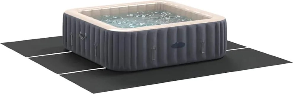 Medence alatlappal Fekete 396 x 396 x 0,1 cm Nemes szövet