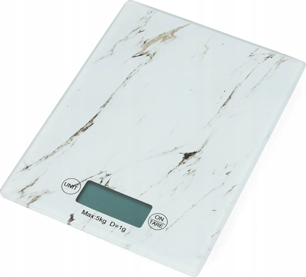 Elektromos mérleg Tadar fehér márvány