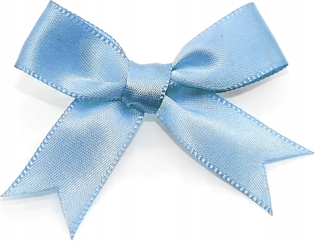 Szatén masni 8,5cm x 8,5cm Kék 50 db