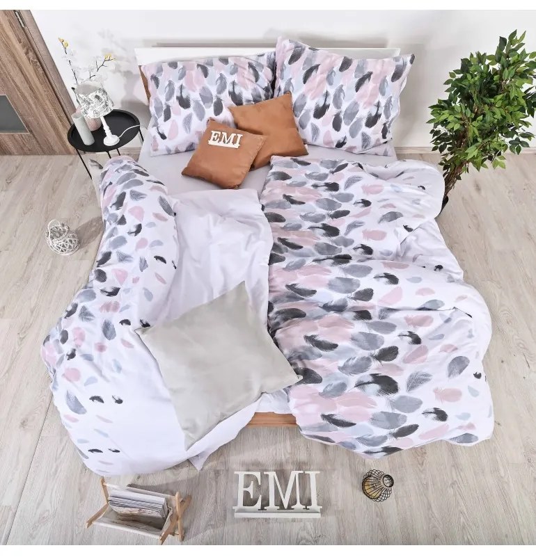 EMI Lori flanel ágyneműhuzat, A standard egyszemélyes ágy szett tartalma: 1x 140x200 + 1x 70x90