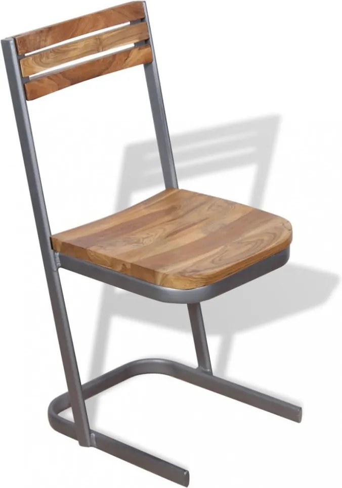 4 db tömör tíkfa étkezőszék