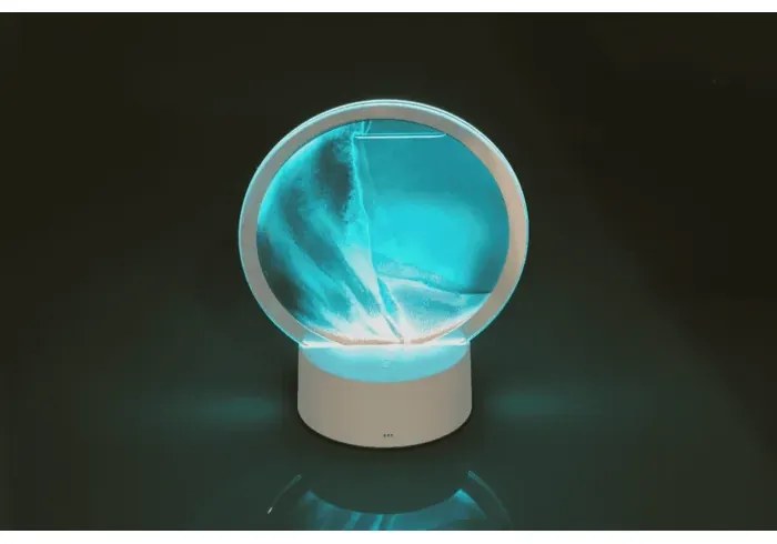 LED mozgó homokkép - kék