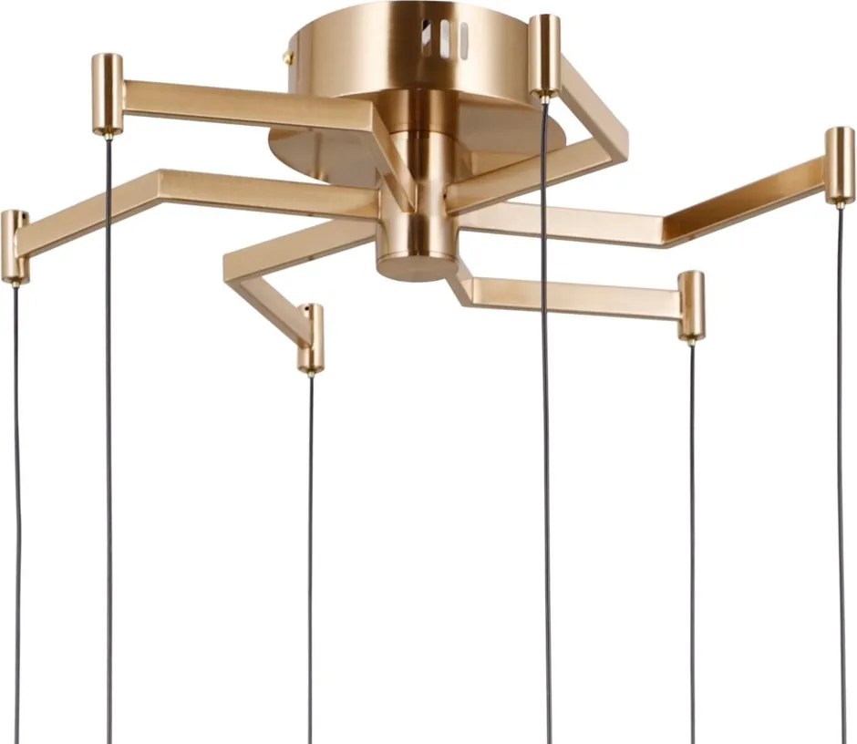 Italux modern függeszték fuente átlátszó arany itxpnd-34395-6-hbr