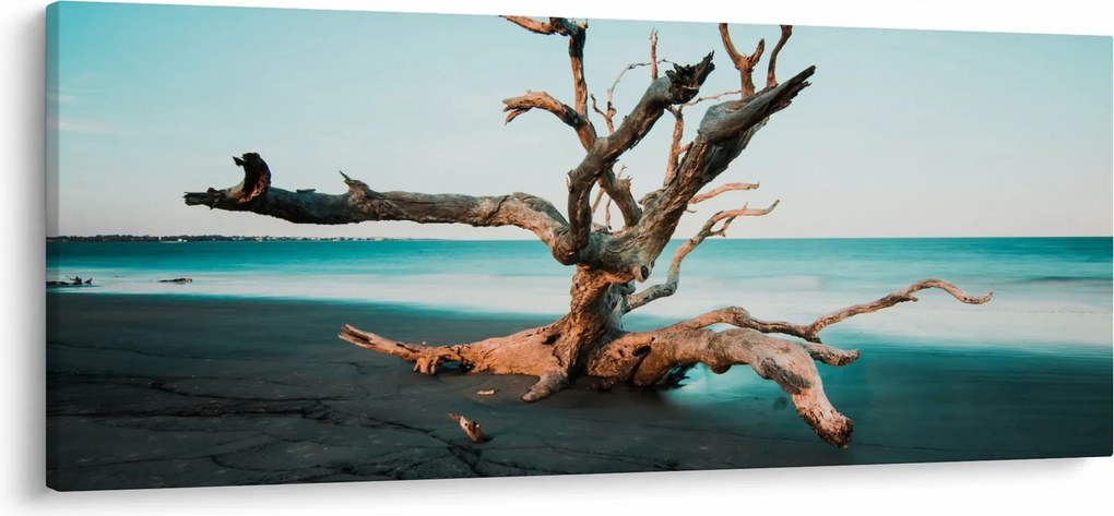 Kép - Úszó a tengerparton (120x50 cm)
