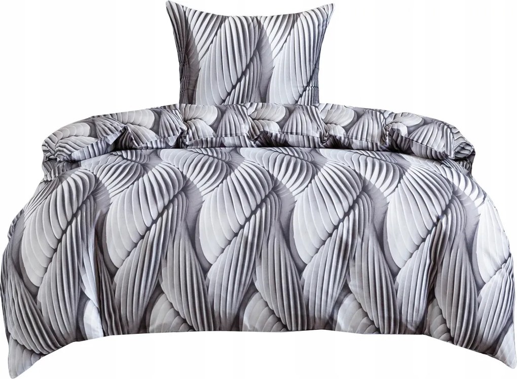 Ágynemű garnitúra 140x200 Pamut szatén 70x80 párnahuzat Puha Mintás