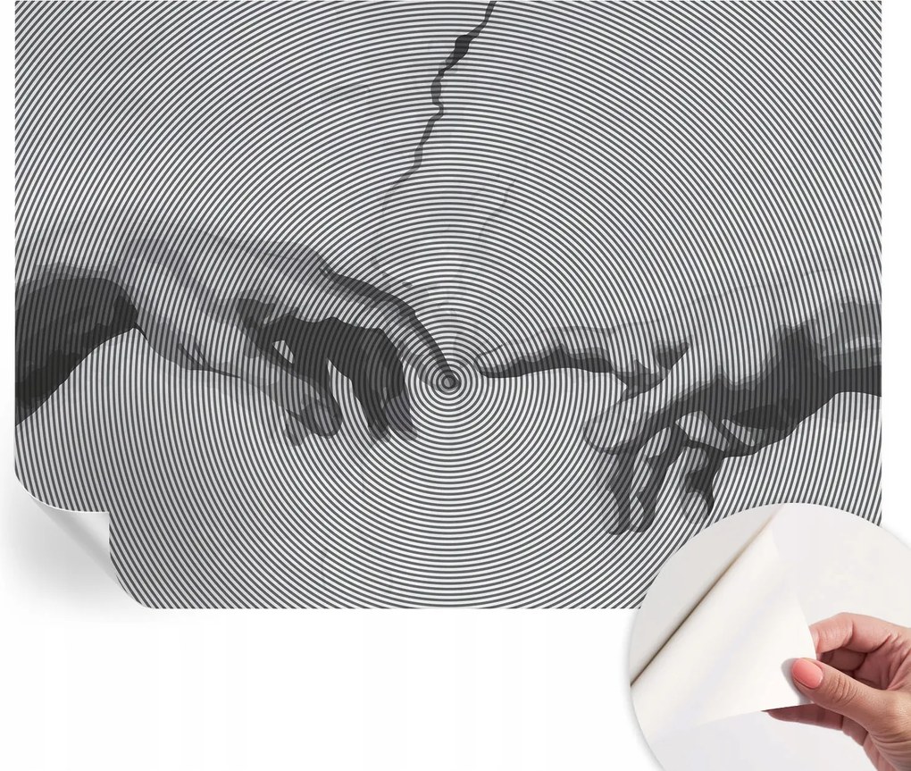 Öntapadós Dekoratív Fotótapéta Hálószobába Hipnotikus kezek 208x146