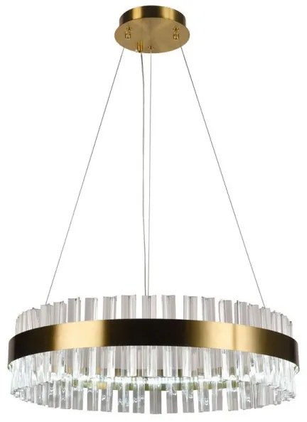 LED állítható fényerejű kristály csillár kábellel LED/40W/230V + DO