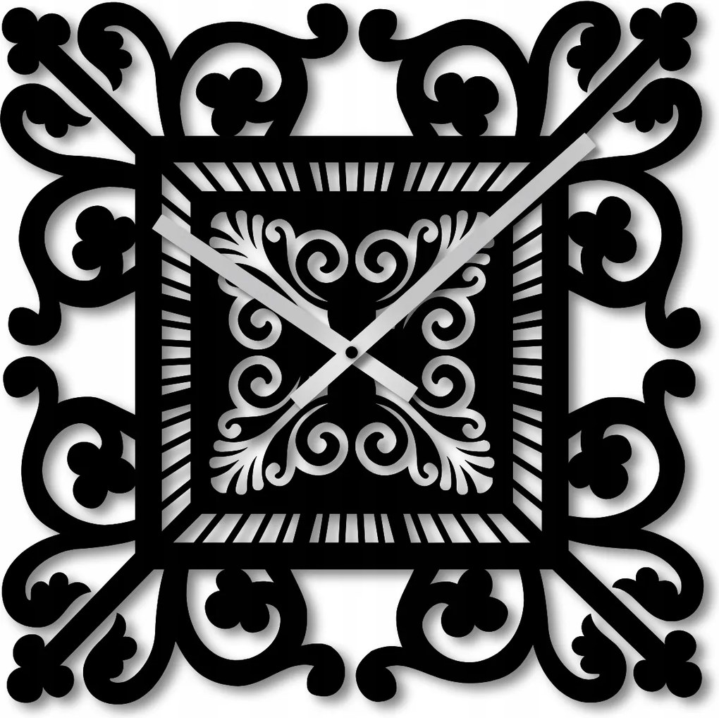 Falióra 60cm Falióra Áttört Négyzet Geometrikus