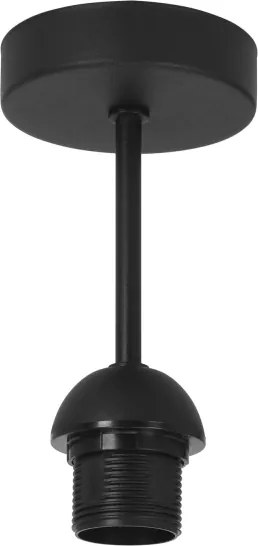 Brilagi - LED felületre szerelt csillár CERIA BOHO 1xE27/60W/230V átm. 30 cm fekete/barna