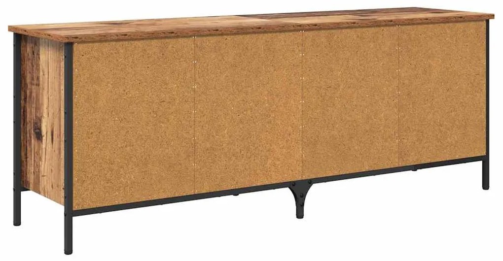 Cipőszekrény Öreg fa 131 x 35 x 50 cm Műszaki fa és vas