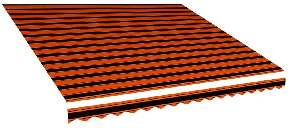 vidaXL narancssárga és barna napellenző ponyva 400 x 300 cm
