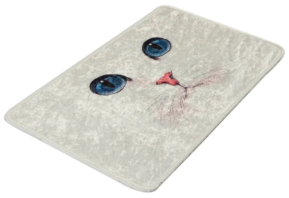 Krémszínű fürdőszobai kilépő 40x60 cm Blue Eyes – Foutastic