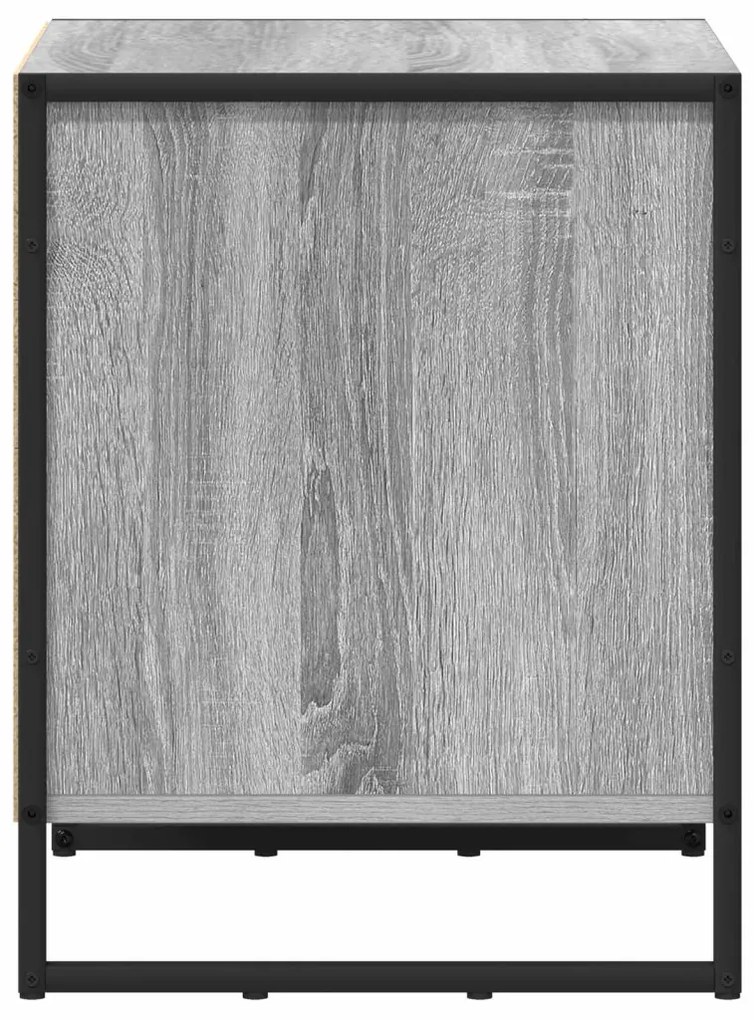 Éjjeli asztal 2 pcs Szürke Sonoma 50 x 39.5 x 50 cm Faanyag